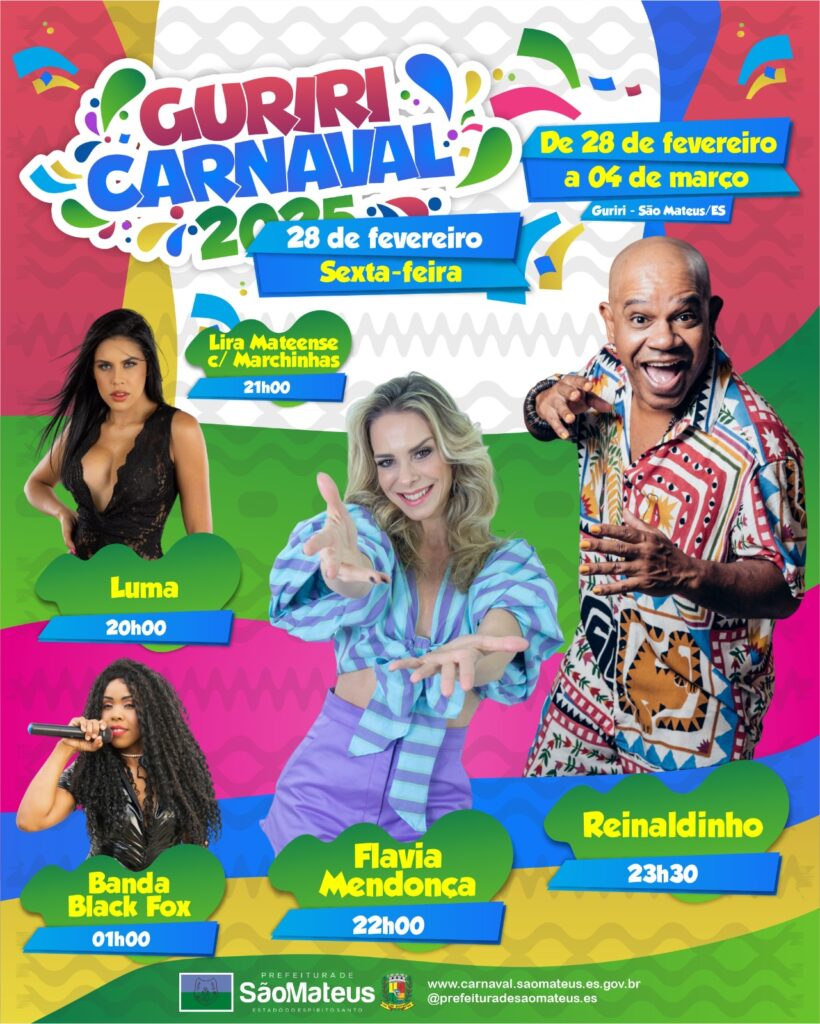 Carnaval-sexta-820x1024 Vai começar a festa: São Mateus abre folia com 77 atrações