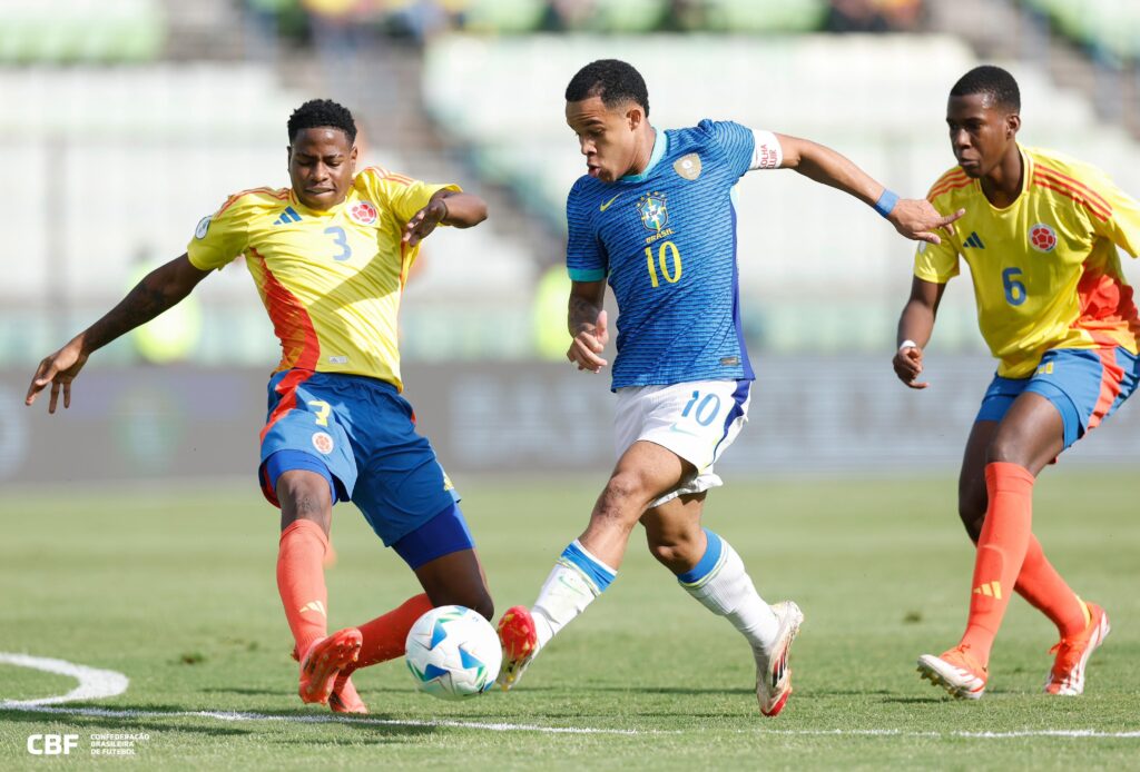 Pedrinho-Rafael-Ribeiro-CBF-1024x694 Brasil passa pela Colômbia e fica perto de vaga no Mundial Sub-20