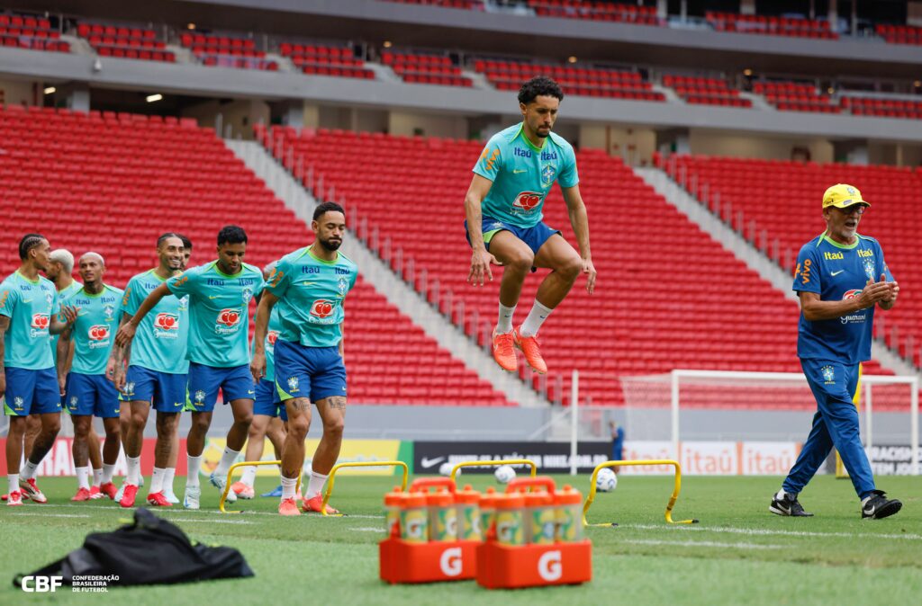 Marquinhos-pulando-Rafael-Ribeiro-CBF-1024x674 Marquinhos: “Brasil x Argentina nunca vai ser um jogo qualquer”