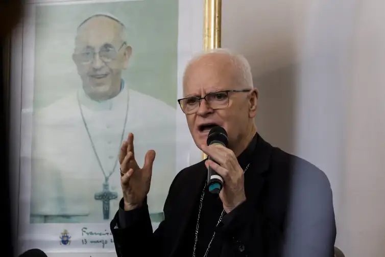 Dom-Odilo-Scherer-SP-Paulo-Pinto-ABr Fiéis lotam Catedral da Sé em homenagem ao Papa Francisco