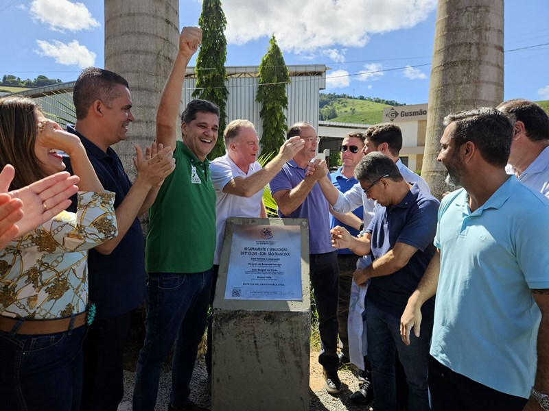 ES-245-Rio-Bananal-Helio-Filho-Secom-ES-C Em Rio Bananal, Casagrande entrega mais uma restauração de rodovia rural