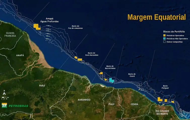 Margem-Equatorial-Arte-Petrobras Petrobras conclui unidade exigida para licença da Margem Equatorial