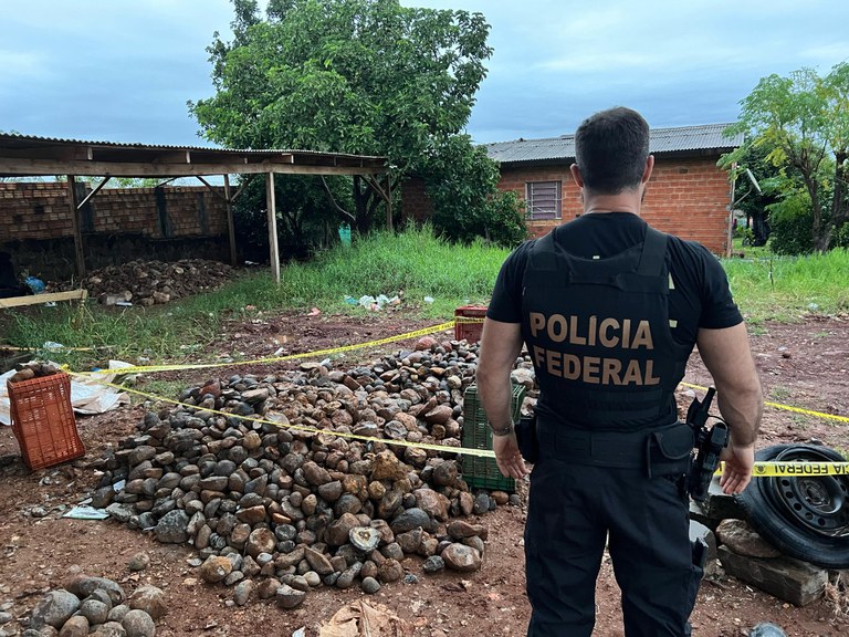 Minerios-Agencia-PF PF combate extração ilegal de minérios e usurpação de bens da União