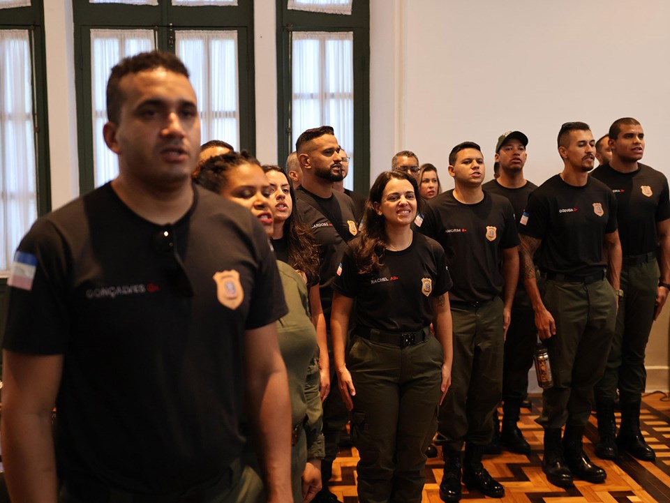 Policiais-penais-Mateus-Fonseca-Governo-ES Casagrande recepciona 333 novos policiais penais para o ES