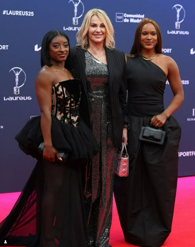 Simone-Biles-Nadia-Comaneci-e-Rebeca-Andrade-cbginastica-Instagram Rebeca Andrade conquista prêmio Laureus, o Oscar do Esporte