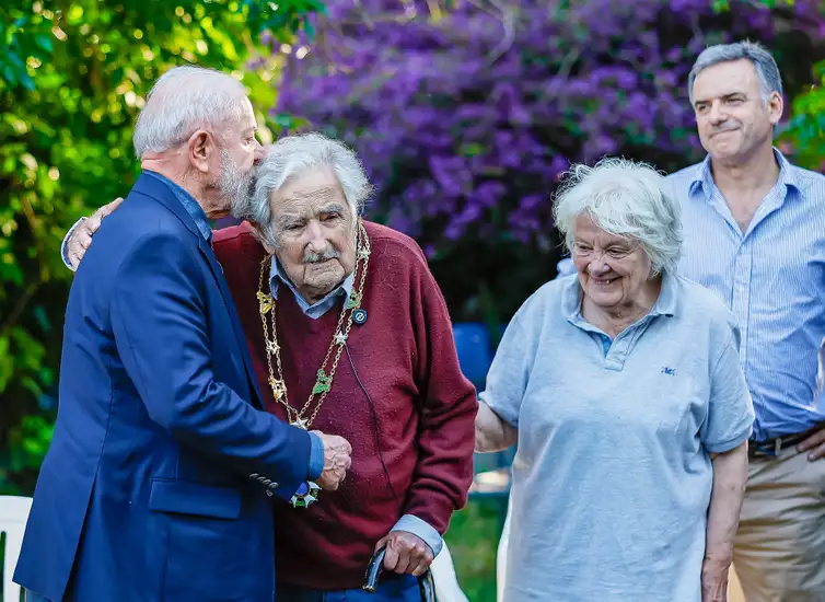 Lula-com-Mujica-Ricardo-Stuckert-PR Ex-presidente do Uruguai, Pepe Mujica morre aos 89 anos