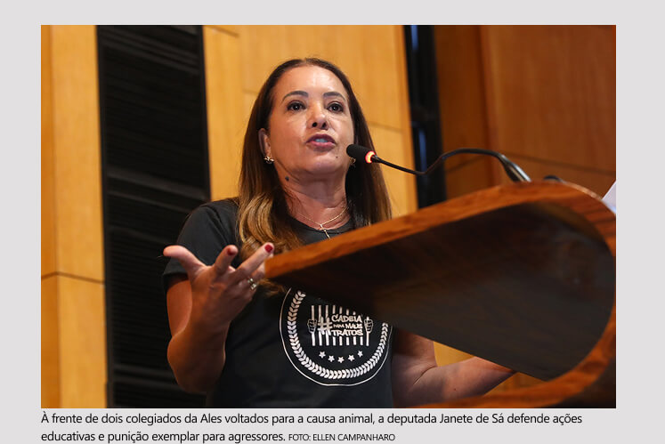 Janete-de-Sa-Ellen-Campanharo-ALES Estudos reforçam necessidade de medidas para proteção aos animais