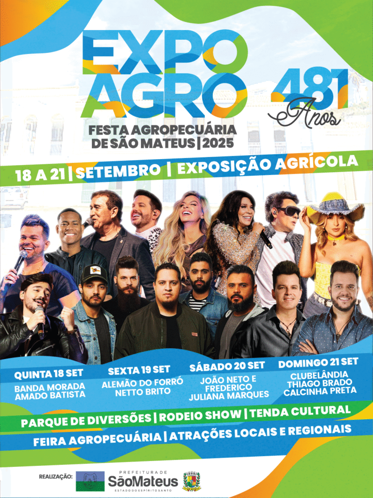 Expo-Agro-22-768x1024 Com organização caprichada, Marcus convoca mateenses para comemorar os 481 anos de São Mateus