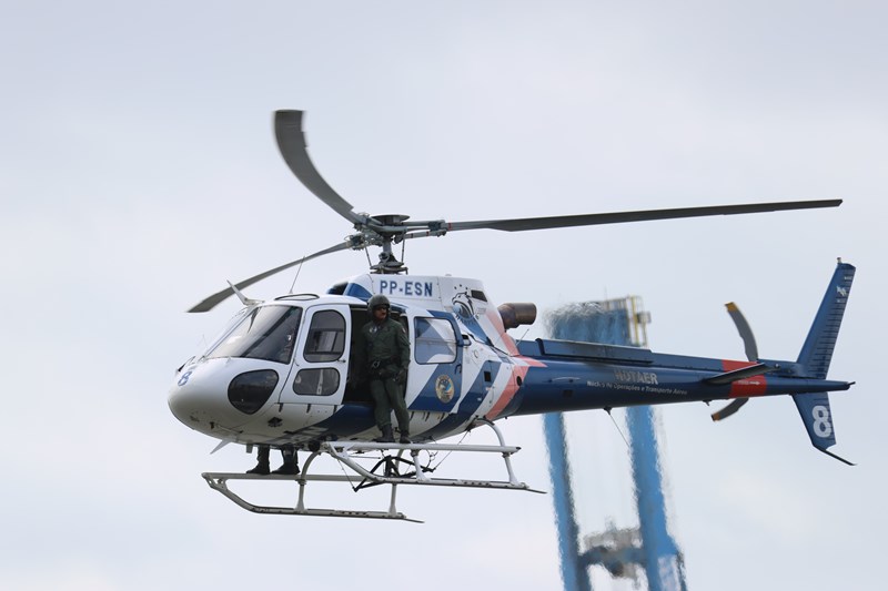 Helicopteros-do-Notaer-Mateus-Fonseca-Governo-ES-3 No Dia da Pátria, Casagrande defende instituições fortes para superar desafios