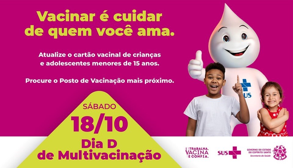 Vacina-SESA Dia D da Campanha Nacional de Vacinação acontece neste sábado