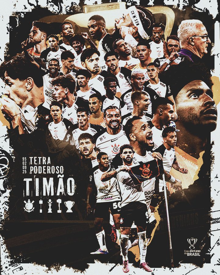Corinthians-4x-C-BR-Corinthians-X Retrospectiva: Flamengo domina o futebol masculino brasileiro em 2025
