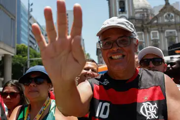 Helio-Chaves-Fernando-Frazao-ABr Famílias comemoram o tetra do Flamengo na Libertadores