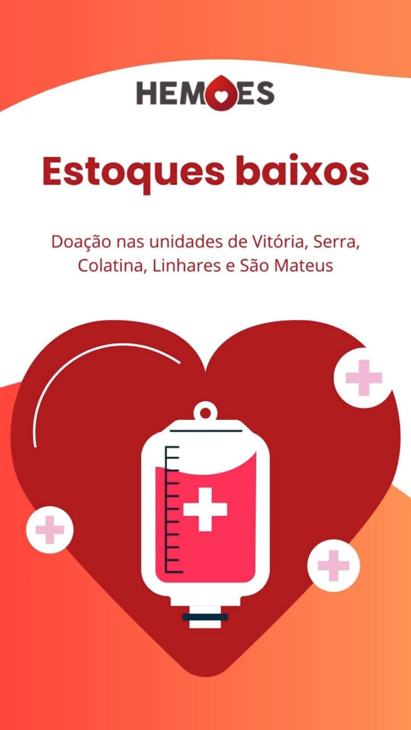 Sangue-doacao-Hemoes-Divulgacao-576x1024 Hemocentro convoca voluntários para doação de sangue neste pré-carnaval