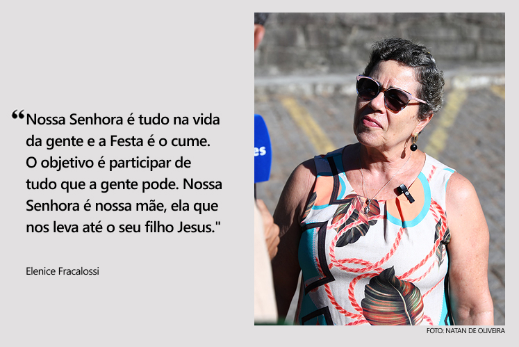 Elenice-Fracalossi-Divulgacao TV Ales retransmite missa de encerramento da Festa da Penha