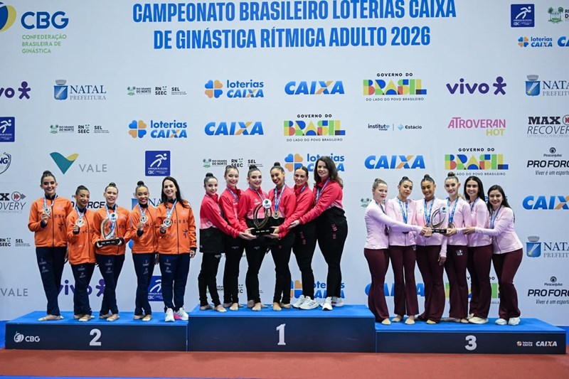Geovanna-dos-Santos-no-podio-Divulgacao-2 Pinheirense Geovanna é vice-campeã brasileira de ginástica rítmica