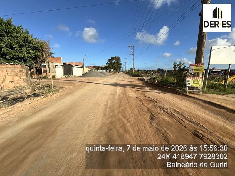 Macrodrenagem-de-Guriri.Maio_.2026e Macrodrenagem de Guriri: DER-ES interdita trecho da estrada de Barra Nova por 40 dias