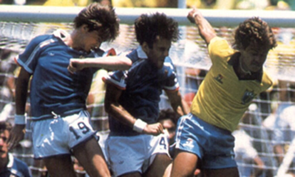 Copa-86-Edinho-contra-a-Franca-Acervo-CBF-1024x615 Brasil nas Copas: 1986, a magia do Estádio Jalisco, em Guadalajara
