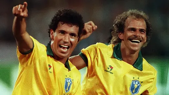 Copa-90-Careca-e-Alemao-Acervo-CBF Brasil nas Copas: 1990, superado na segunda fase