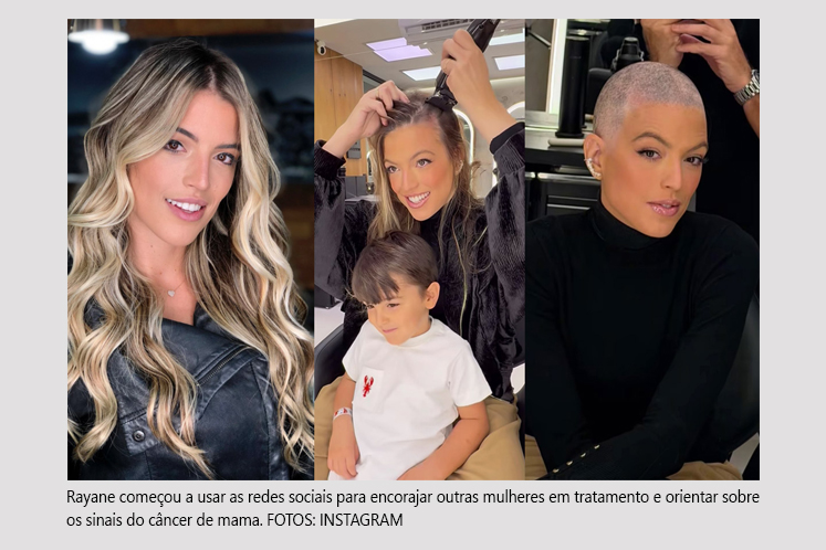 Rayane-Instagram Outubro Rosa: câncer de mama em mulheres jovens acende alerta
